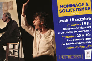 photo Hommage Théâtrale à Soljenitsyne !