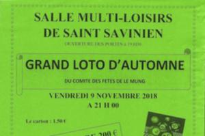 GRAND LOTO D'AUTOMNE