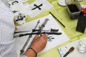 photo Atelier de peinture et de calligraphie japonaise