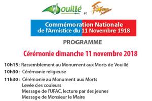 Commémoration 11 novembre 1918