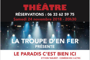 photo Théâtre Comédie : LE PARADIS C'EST BIEN ICI