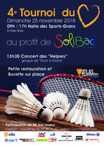 4eme Tournoi du Coeur (Badminton)