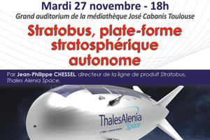 Conférence « Stratobus, plate-forme stratosphérique autonome»