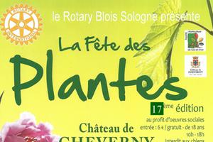 FETE DES PLANTES DU ROTARY BLOIS SOLOGNE AU CHATEAU DE CHEVERNY