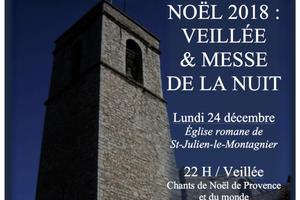 VEILLÉE & MESSE DE LA NUIT DE NOËL CHANTÉES À SAINT-JULIEN-LE-MONTAGNIER