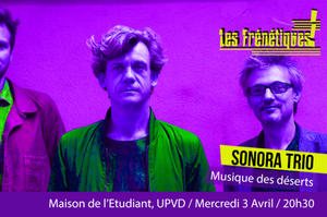 photo Saison Jazzèbre  -  LES FRENETIQUES : Sonora trio