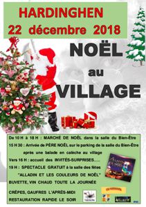 NOEL  AU  VILLAGE  D'HARDINGHEN