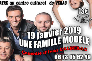 photo THEATRE - UNE FAMILLE MODELE Comédie d’Ivan CALBERAC