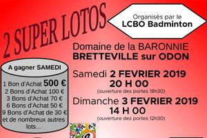 photo SUPER LOTO organisé par le LCBO BADMINTON