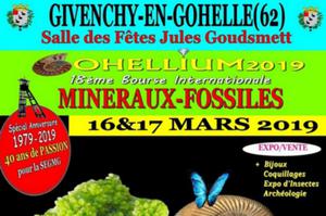 photo GOHELLIUM2019,18ème Bourse Internationale Minéraux-Fossiles