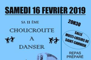 CHOUCROUTE DANSANTE LE 16 FEVRIER 2019