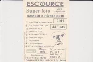 photo SUPER LOTO DE L AMICALE FOOT D ESCOURCE