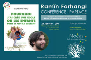 photo Conférence Ramin Farhangi - ecole démocratique