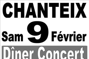 photo diner concert avec le groupe LA GRANGE