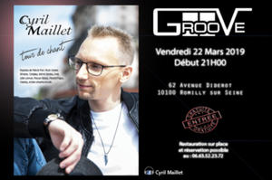 photo Cyril Maillet en Tour de chant au Groove