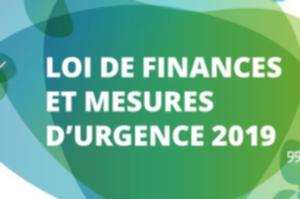 photo Loi de Finances et Mesures d'urgence 2019