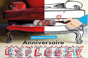 Anniversaire explosif de Michel Le Dall par la Troupe de l’Apodis