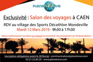 Exclusivité : Salon des Voyages à Caen