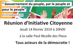 Réunion d'Initiative Citoyenne N°2