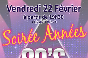 Soirée Années 80’S à la Maison Garbay