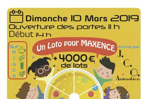 Loto solidaire pour Maxence