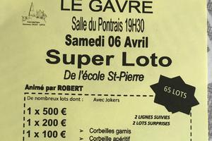 SUPER LOTO  Ecole St Pierre animé par ROBERT