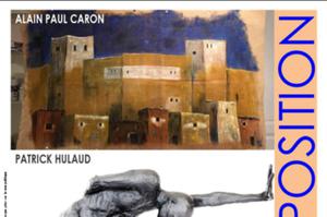 photo Peintures d’Alain Paul Caron et sculptures de Patrick Hulaud