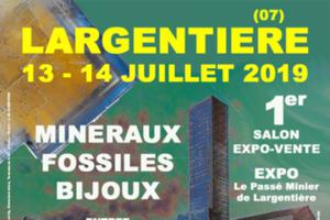 photo 1er SALON MINERAUX FOSSILES BIJOUX de LARGENTIERE - ARDECHE - AUVERGNE-RHONE-ALPES - FRANCE