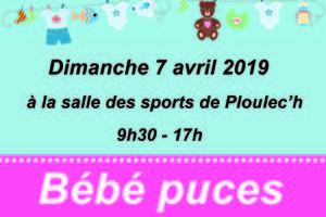 photo bébé puces, bourse aux jouets, vêtements, puériculture