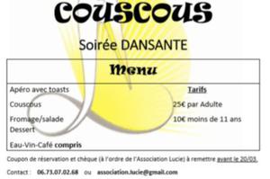 Soirée couscous dansante