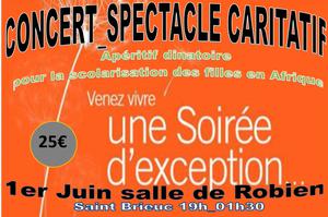 CONCERT CARITATIF POUR LA SCOLARISATION DES FILLES EN AFRIQUE