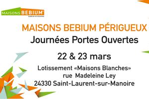 Journées Portes Ouvertes - Maisons Bebium Périgueux