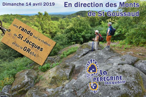 La Pérégrine Jacquaire -en direction des Monts de St Goussaud-