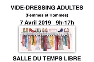 VIDE DRESSING ADULTES HOMMES FEMMES