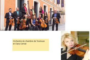 photo Orchestre de chambre de Toulouse et Clara Cernat