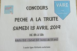 Concours pêche à la truite