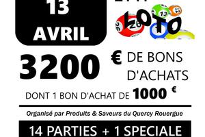 Super Loto 3200 Euros de bons d'achats dont 1 de 1000 Euros à gagner