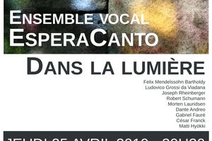 Dans la Lumière, concert chorale et instrumental