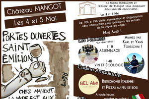 Château Mangot vous ouvre ses portes les 4 et 5 Mai !