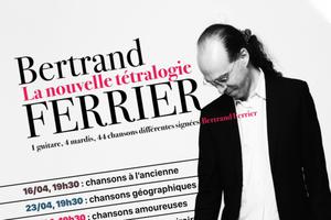 photo Bertrand Ferrier chante 'La Nouvelle Tétralogie' du 16/04 au 7/05 à la Comédie Dalayrac