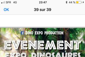 Exposition de dinosaures