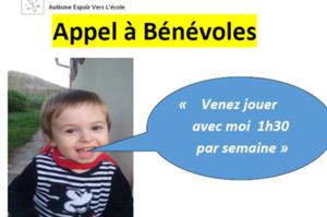 photo Appel à Bénévoles pour jouer avec Axel, autiste