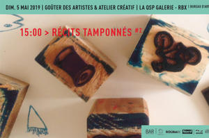 Goûter des artistes & atelier créatif – Récits tamponnés #2