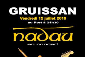 NADAU en concert sur le port de Gruissan