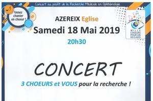 photo CONCERT 3 CHOEURS ET VOUS POUR LA RECHERCHE