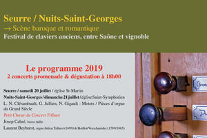 Seurre/Nuits-Saint-Georges, scène baroque et romantique, festival de claviers anciens, entre Saône et vignoble, concert d’orgue