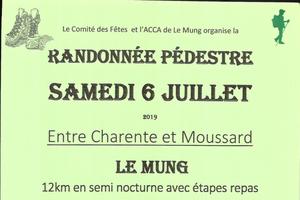 photo RANDONNEE PEDESTRE SEMI-NOCTURNE LE MUNG