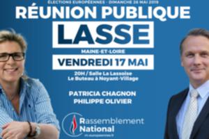 Réunion Publique RN avec Philippe Olivier et Patricia Chagnon