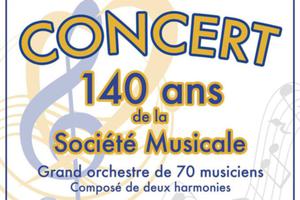 photo Concert 140 ans de la Société Musicale de St Amour