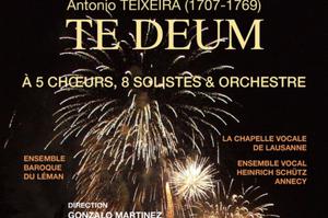 Concert pour 5 choeurs, 8 solistes et Orchestre - TE DEUM de Antonio TEIXEIRA